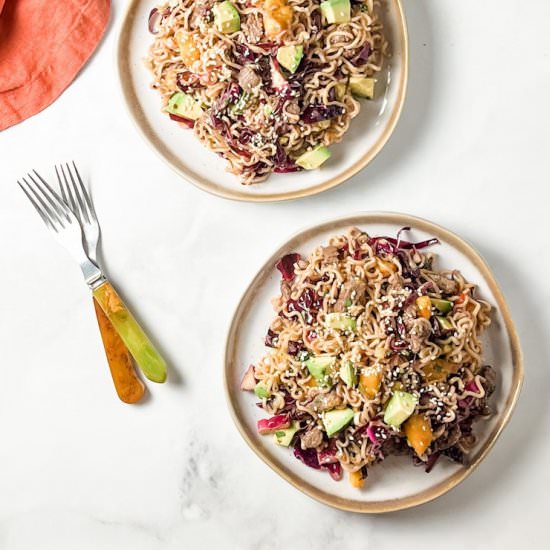 beef and mango salad