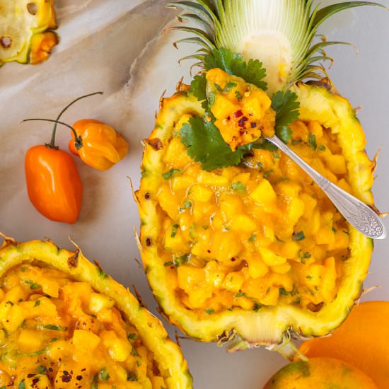 Pineapple Mango Habanero Salsa