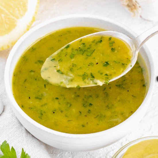 Mustard dressing perfect for salad