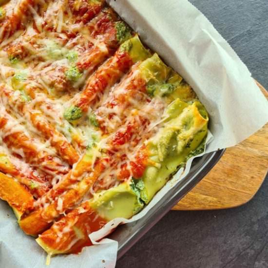 Spinach and Ricotta Cannelloni
