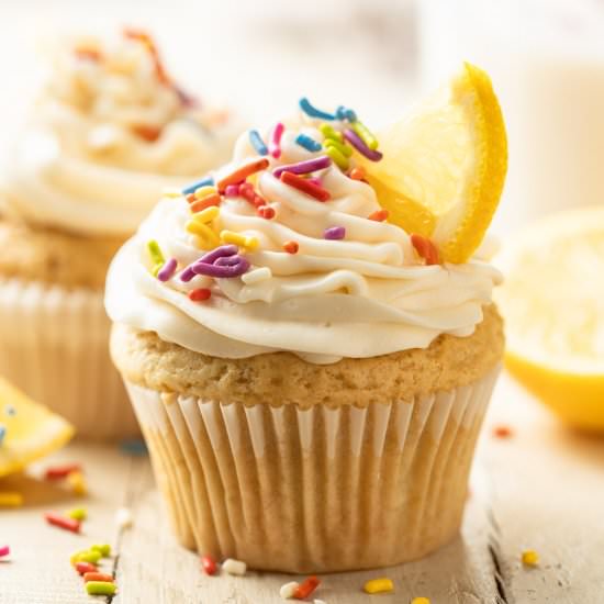 Vegan Lemon Cupcakes