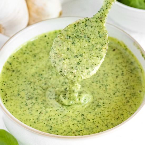 Arugula Pesto perfect with pasta