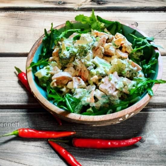 VEGAN CAULI- BROC AND POTATO SALAD