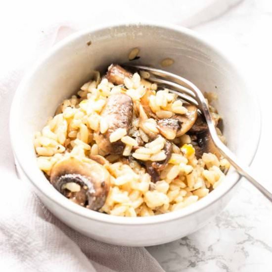 Instant Pot Mushroom Risotto