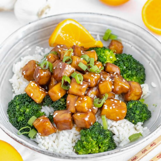 Easy Orange Tofu