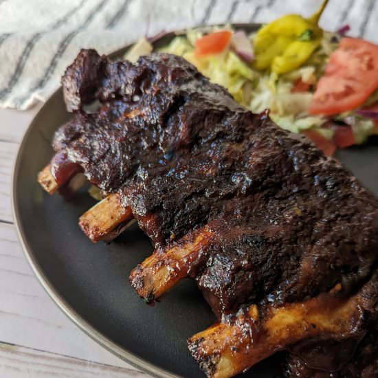 Oven- Baked Beef Ribs