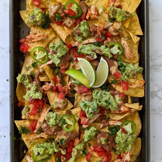 Loaded Sheet Pan Nachos