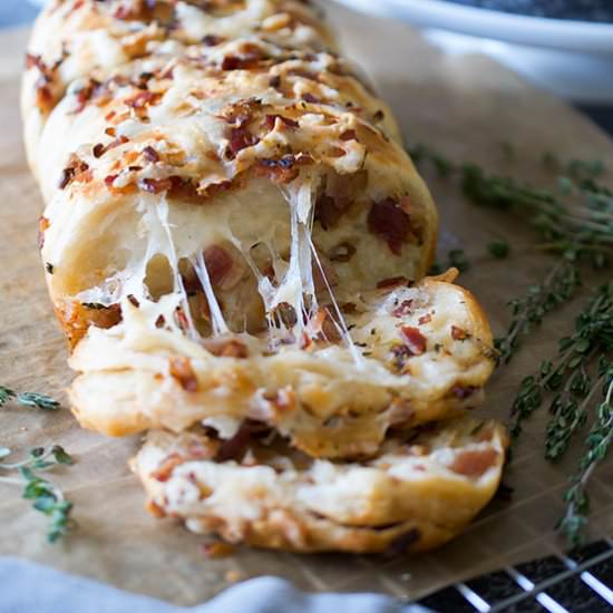 Bacon & Cheese Pull Apart Biscuits
