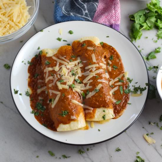 Mole Chicken Enchiladas Recipe