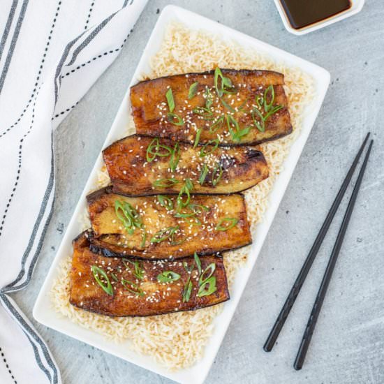 Soy Glazed Eggplant