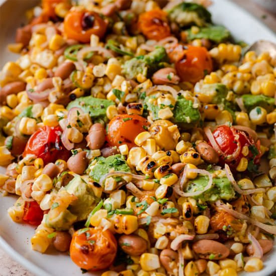 Grilled Corn Salad