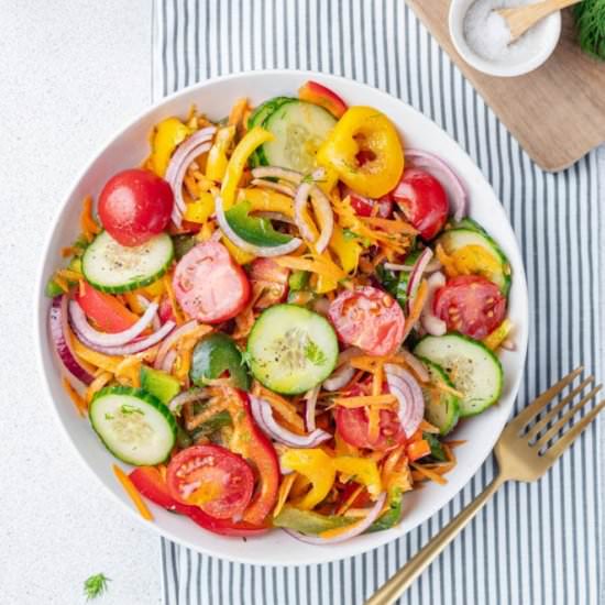 Low Carb Veggie Salad