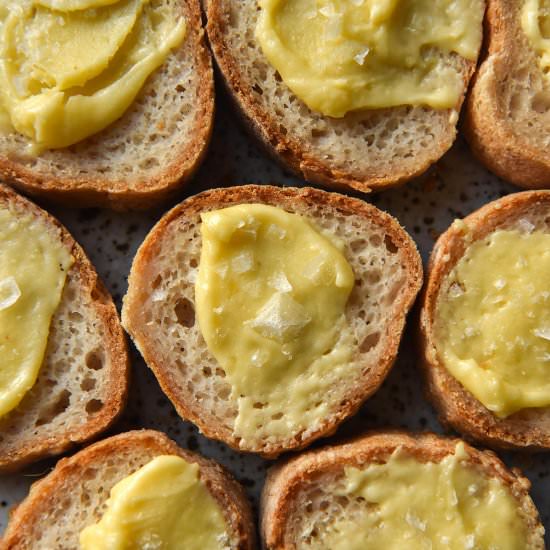 Whipped garlic infused ghee