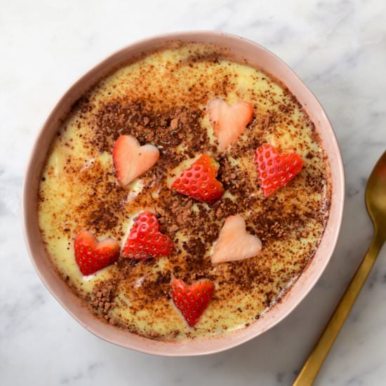 Stovetop Tiramisu Oatmeal