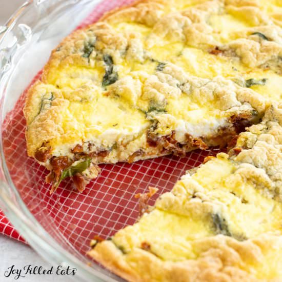 Sun Dried Tomato Quiche
