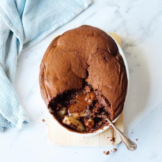 Chocolate Pear Pudding