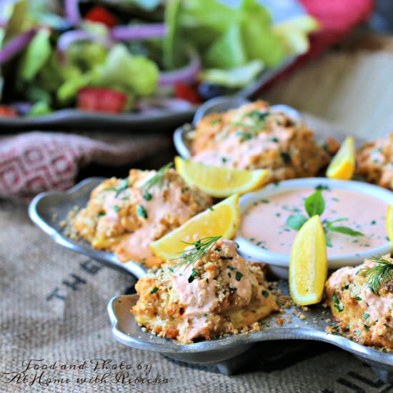 Baked Salmon Puffs