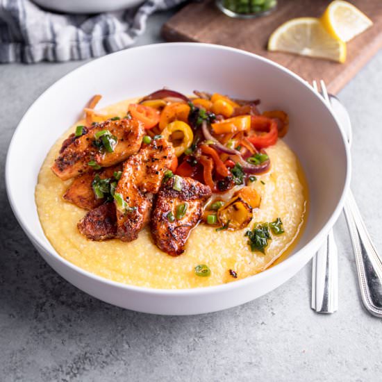 Cajun Fish with Sweet Peppers