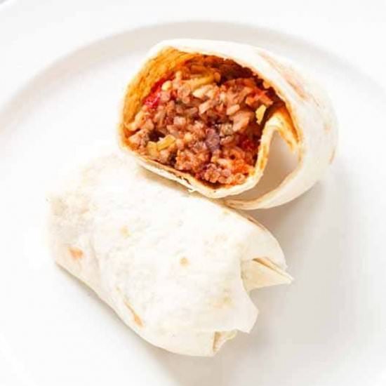 Instant Pot Beef Burritos