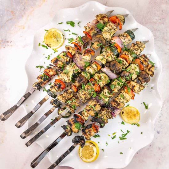 Mediterranean Chicken Kabobs