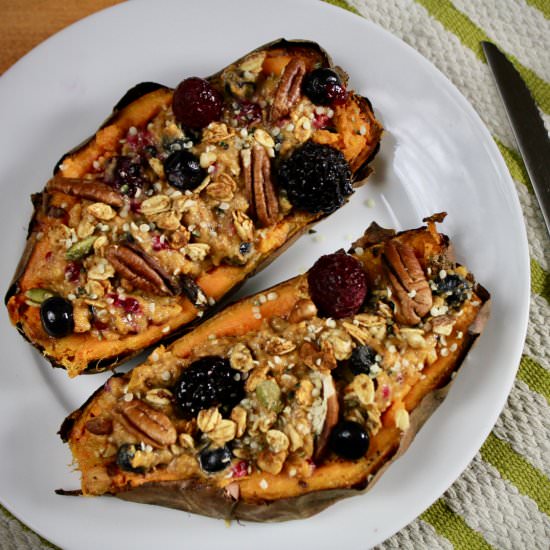 Nutty Berry Sweet Potato