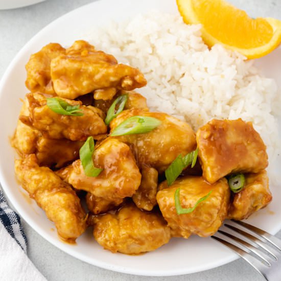 Air Fryer Orange Chicken