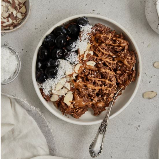 Chocolate PB Overnight Oats