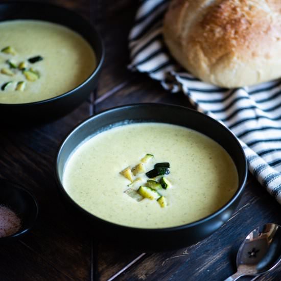 Zucchini and Sweet Potato Soup
