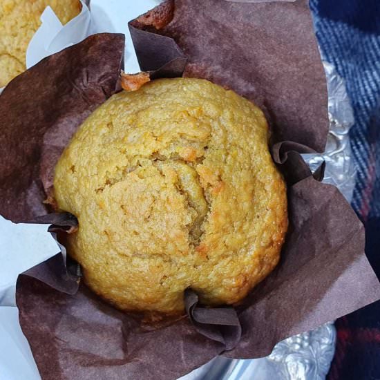 grab and go orange muffins