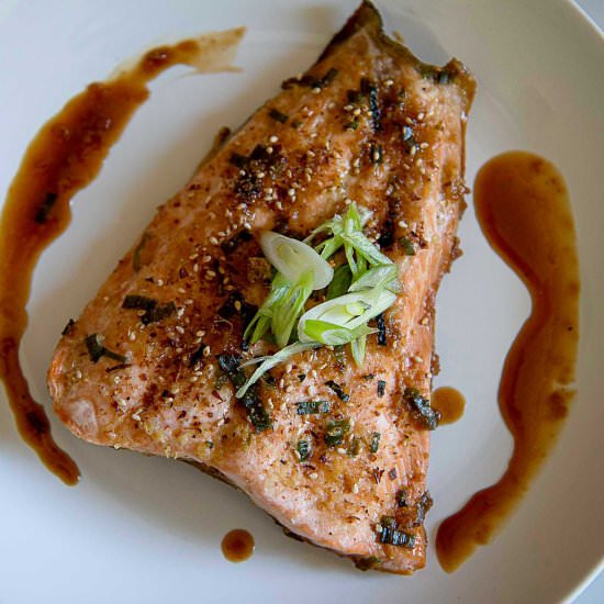 Soy & Ginger Oven Baked Salmon