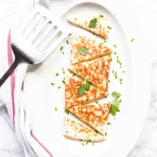 Cheese quesadillas