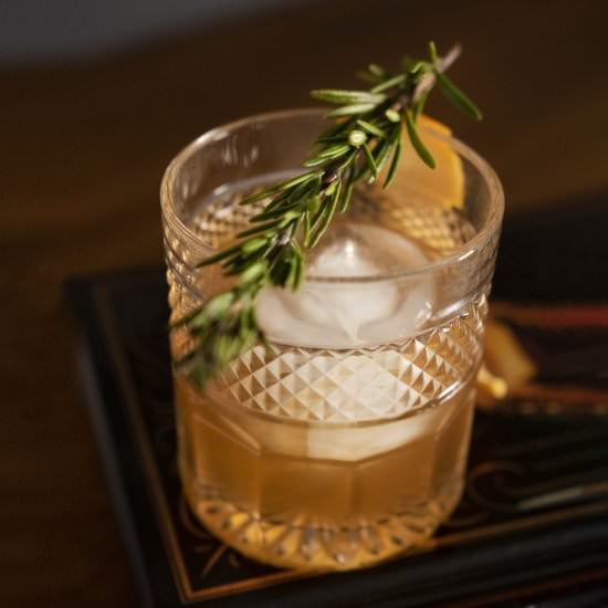 Smoked Rosemary Old-Fashioned
