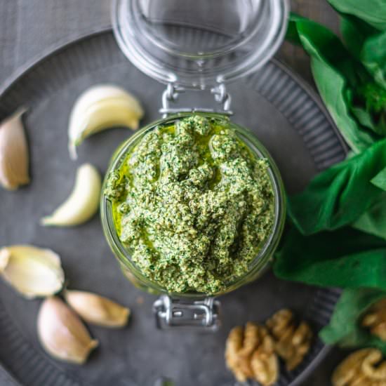 Basil Walnut Pesto