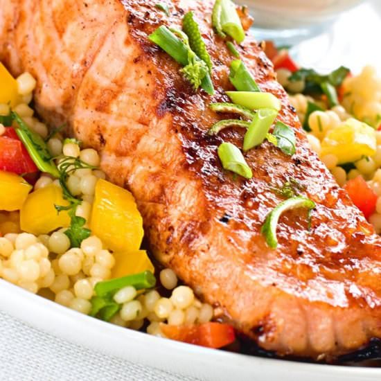 rilled Salmon with Couscous