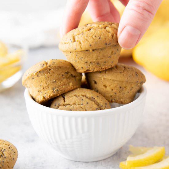 Mini Lemon Poppy Seed Muffins