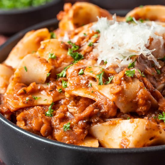 Lentil Ragu