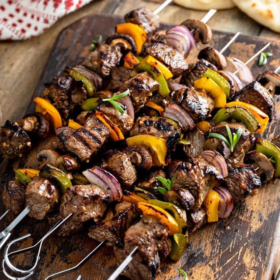 Grilled Steak Tips (Kebabs)