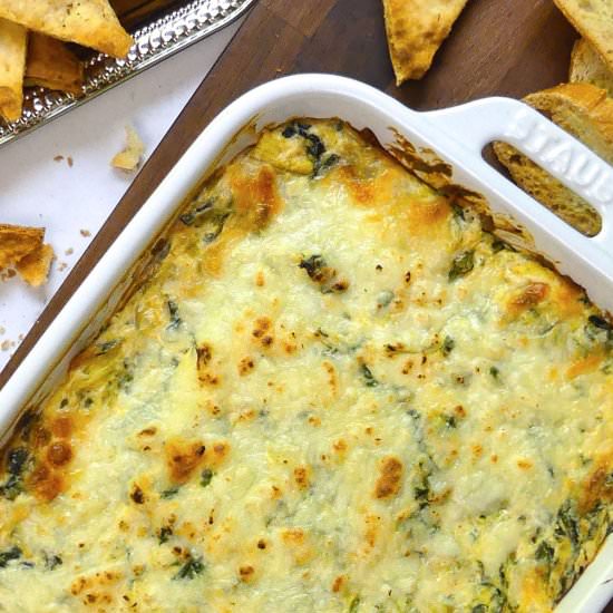 Hot Spinach and Artichoke Dip