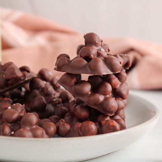 Chocolate Covered Chickpeas
