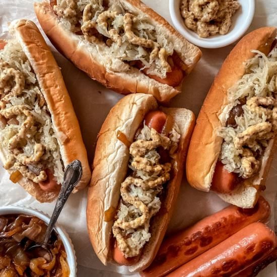 Sauerkraut and Hot Dogs
