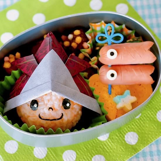 Samurai War Helmet Bento Lunch Box