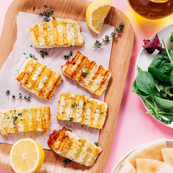 Grilled Halloumi Cheese
