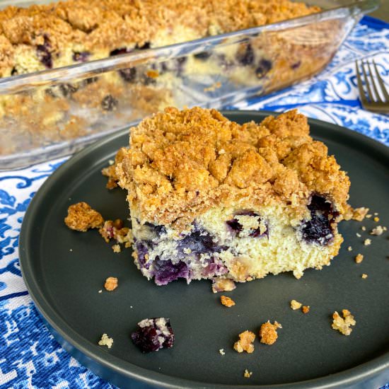 BEST Blueberry Coffee Cake