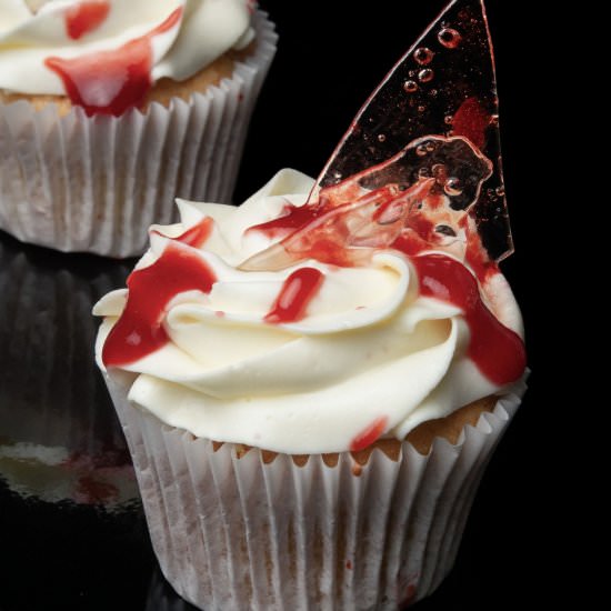 BLOODY HALLOWEEN CUPCAKE RECIPE