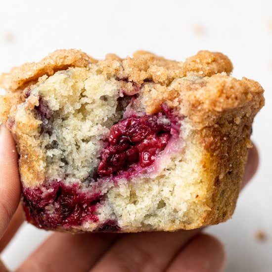 Blackberry Streusel Muffins