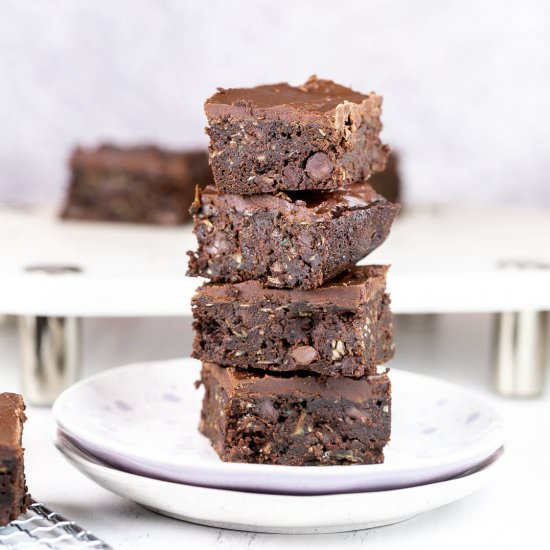 Frosted Zucchini Brownies
