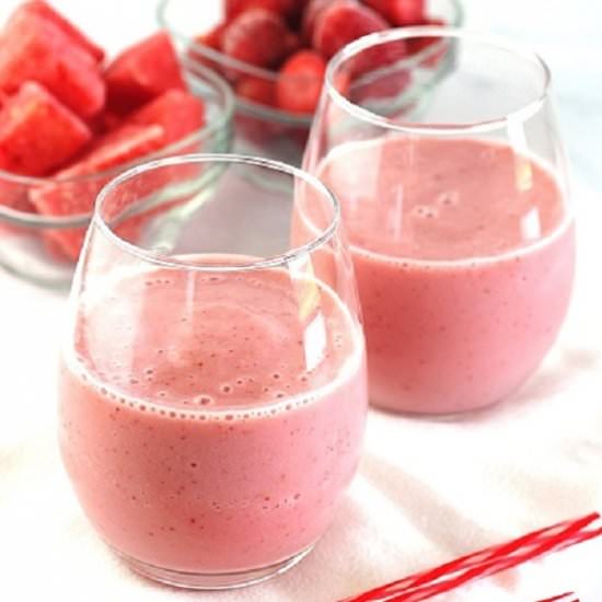 strawberry watermelon smoothies