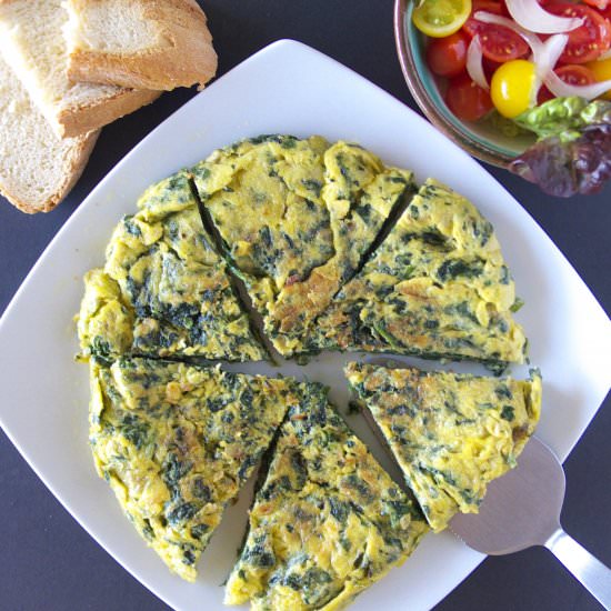 Spinach-Cheese Tortilla