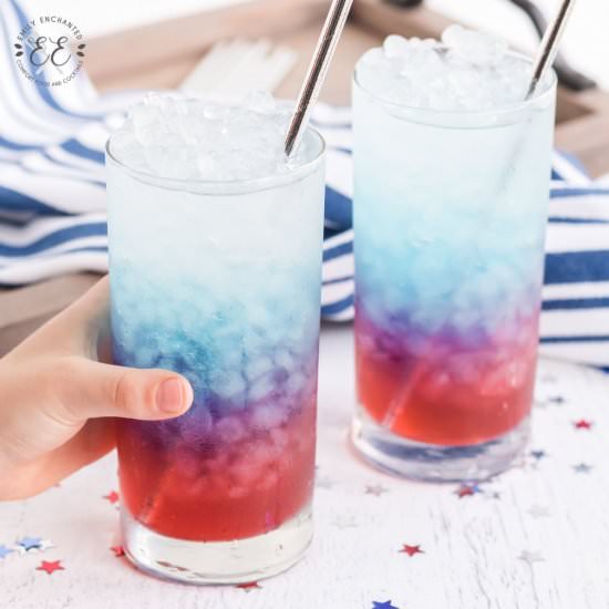 4th of July Layered Drink