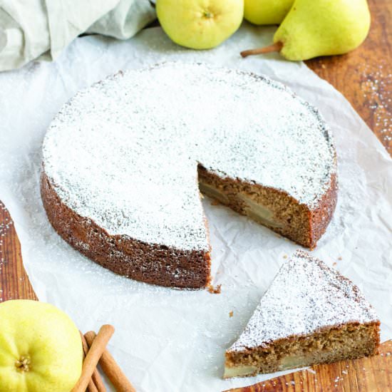 Spiced Pear Cake